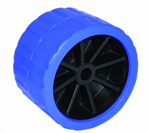 blaue Sliprolle aus Polyprophylen 15 mm Bohrung Ø 120 mm 75 mm breit KR PARTS  - Bild 1 von 1