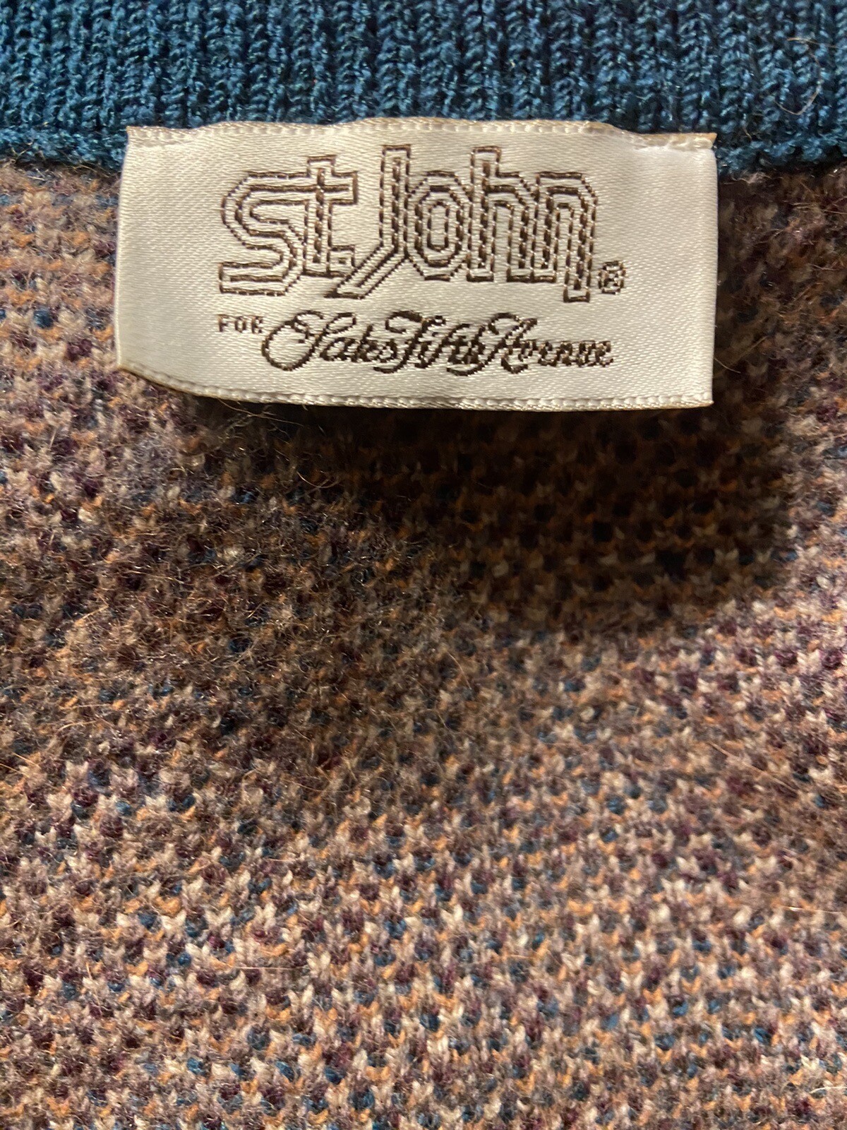 Vtg Rare St John Knit 2 Piece Mock Turtle Neck Dress With Vest EUC Sz 4 image 5