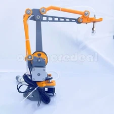 3D Printed Robot Arm Kit Mechanical Arm+Stepper Motors Air Pump+Belt Pulley DIY