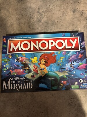 Hasbro Games Disney's The Little Mermaid Monopoly Board Game - Brand New Sealed
