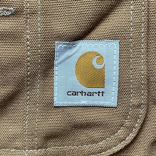 Carhartt x Wick Briarproof Bib Overall 42x32 VTG 80s Mens 6FB Brown Duck NOS USA - Picture 5 of 23