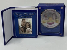 Royal Wedding Commemorative Plate & Book Prince William Catherine Middleton 2011