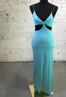 Alice + Olivia Women's Havana Cut-Out Jersey Dress - Aqua - Size 4