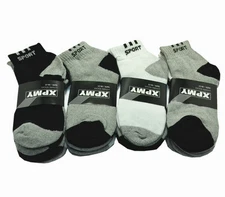 1 Dozen 3 12 Pairs Ankle/Quarter Crew Mens Socks Cotton low cut Size 10-13 Sport