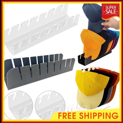 Hat Stand for Baseball Caps Acrylic Hat Organizer for 7 Baseball Caps Hat Holder