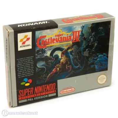 Nintendo SNES Spiel - Super Castlevania IV mit OVP - Bild 1 von 3