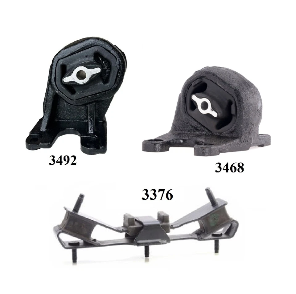 3 PCS MOTOR & TRANS MOUNT FIT 2014-2016 RAM 2500, 3500 6.4L - Image 2 of 4