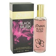 JOVAN BLACK MUSK COLOGNE CONCENTRATE SPRAY 96ML EDC WOMEN