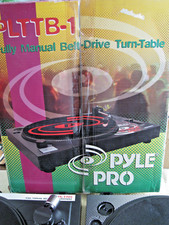 Pyle pro PLTTB-1 Fully Manual Belt-Drive Set of 2 No Covers