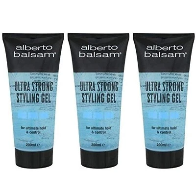 Alberto Balsam Ultra Strong Gel 200 ml , Pack 3