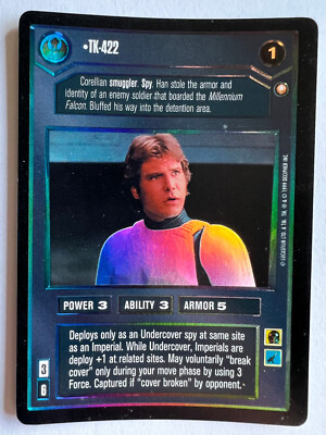 Star Wars CCG SWCCG Foil TK-422 Reflections I 1 Rare