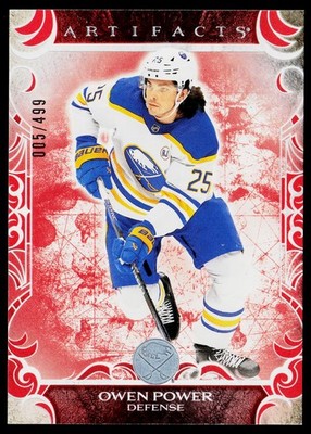 2024-25 Upper Deck Artifacts - Owen Power #37 - Ruby /499