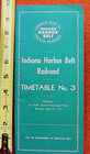 1970 Indiana Harbor Belt Railroad Employee Timetable #3 IHB Railway Chicago Indy — photo 1