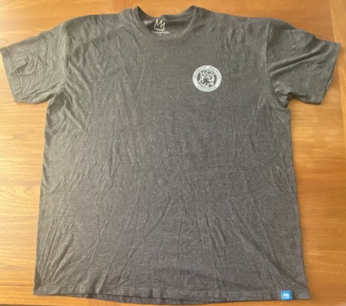 Mammoth Mountain Resort XXL 2XL dunkelgrau T-Shirt Ski Logo 2-seitig Snowboarden