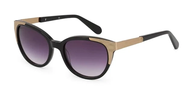 Gafas de sol Balmain BL2072B para mujer negras y doradas Francia Foto 2 de 4