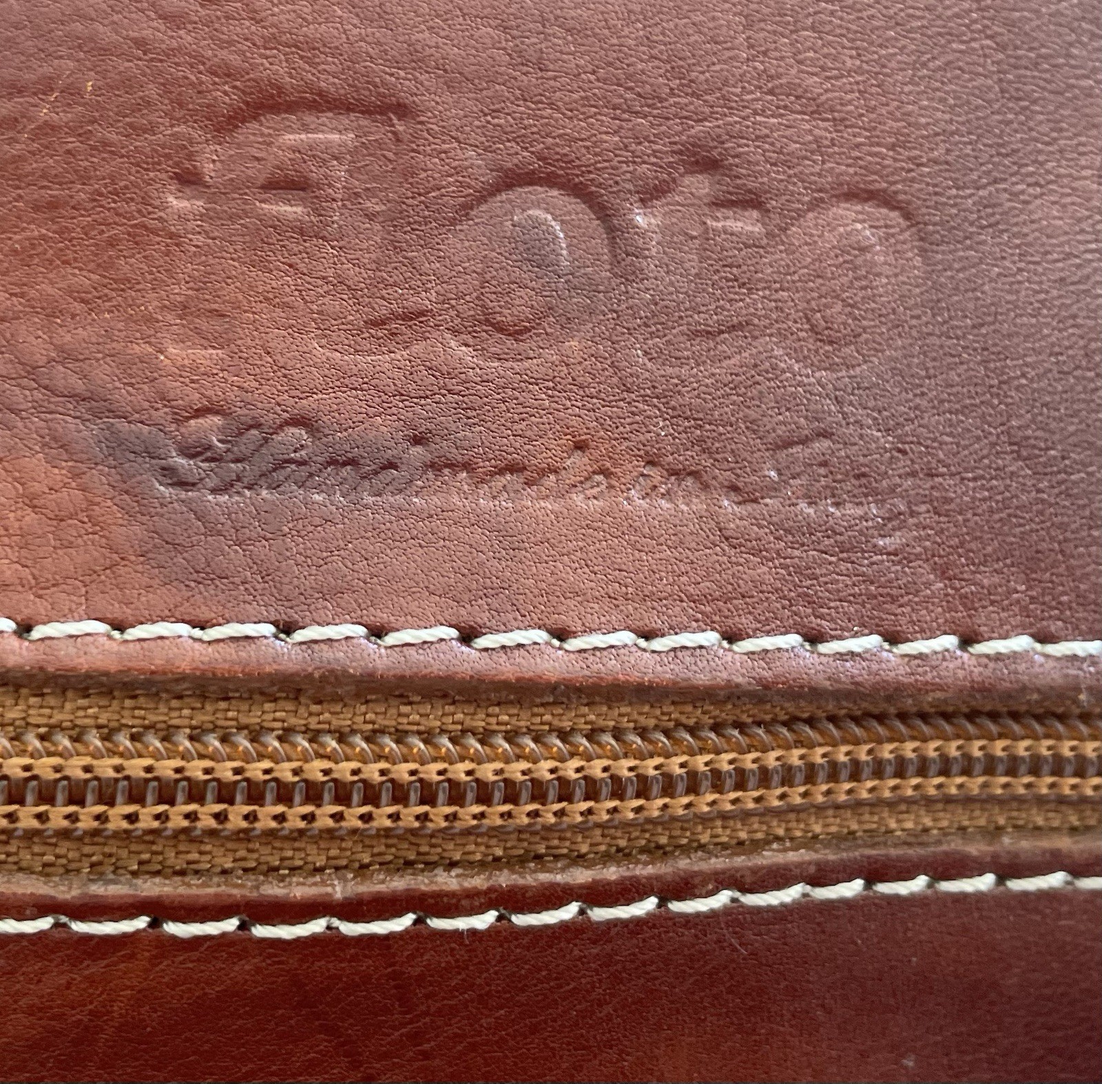 Floto -Multi Compartment Backpack -Full Grain Lea… - image 3