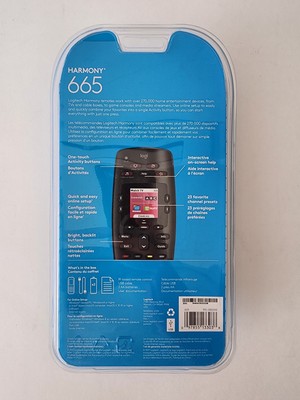 Logitech Harmony 665 Universal Remote Control - Black for Logitech Harmony 665 Universal Remote Control - Black for