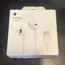 Apple EarPods USB-C Wired In-Ear Earbuds Headphones, White Double 