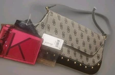 Lot Of 2 New W/ Tags- Credit Card Holder Coin Purse Brentana Handbag 