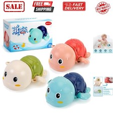 Bath Toys for Toddlers 1-3, Cute Swimming Turtle Bath Toys for 1 2 Old Boy G...