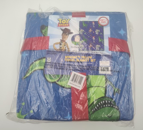 Neu Disney Toy Story Kleinkind Decke & Kissen Woody Buzz Lightyear Set 40" x 50" - Bild 2 von 8