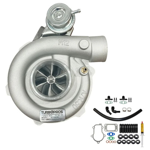 Upgrade Billet Turbo Charger+Oil Return Line Kit For Ford FPV BA/BF F6 4.0L - Picture 2 of 16