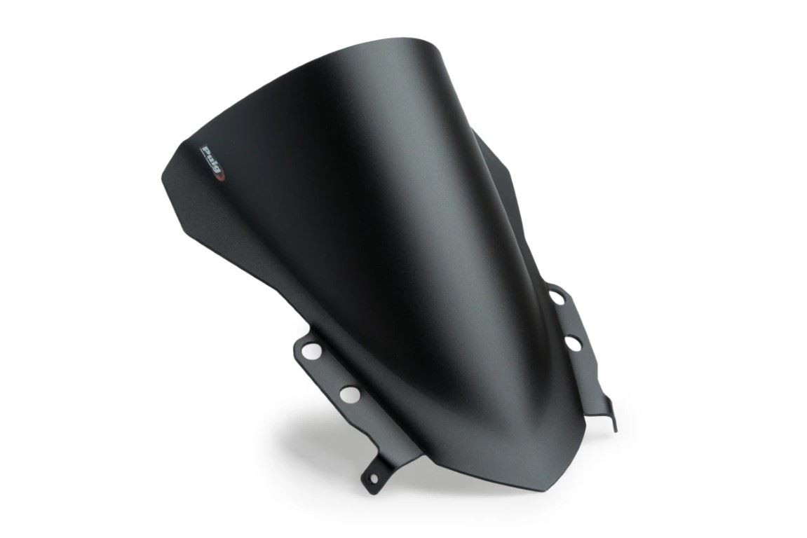 Puig Matt Black R-Racer Screen Triumph Daytona 600 2024-2025