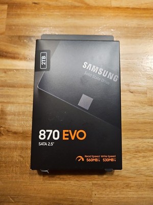Samsung 870 EVO 2TB 2.5'' SATA III  Internal SSD MZ-77E2T0B/AM New in Box
