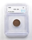 1869 Indian Head Cent Mint Error FS-302 RPD G4 ICG *1739