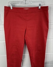 Tory Burch Tapered Straight Bright Coral Dress Pants / Women’s Size 14