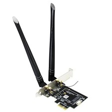 GLOTRENDS WA01 M.2 E Key to PCIe X1 WiFi Bluetooth Adapter for M.2 WiFi 4/5/6...