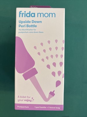 NEW Frida Mom Upside Down Peri Bottle | the MomWasher for Postpartum Care +bag