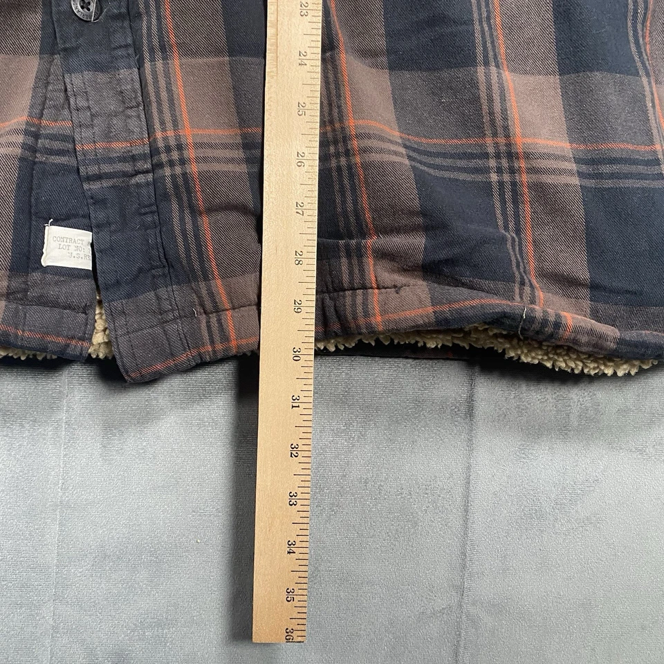 Timberland Flannel Mens XL Sherpa Lined Heavyweight Outdoor Worn Workwear - Image 3 of 4