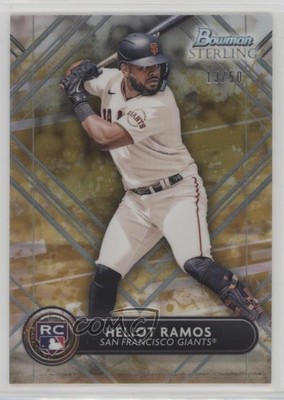2022 Bowman Sterling Rookies Gold Refractor 13/50 Heliot Ramos #BSR-25 1l31