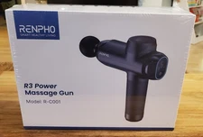 NEW RENPHO R3 Power Massage Gun R-C001 Sealed Box With 6 Attachments