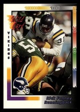 Rick Fenney 1992 Wild Card #58 Minnesota Vikings FOOTBALL *079