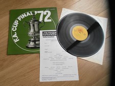 Leeds United 1972 FA Cup Final Vinyl LP Record - Leeds United - LUFC Memorabilia