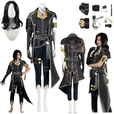 Anime Lune Clair Obscur Cosplay Costume Wig Halloween Expedition 33 Lune fullset