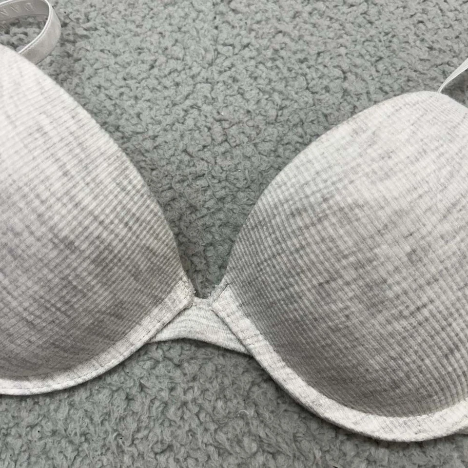 Sutiã Danskin 34B push up 2995 algodão acolchoado com nervuras - Imagem 3 de 4