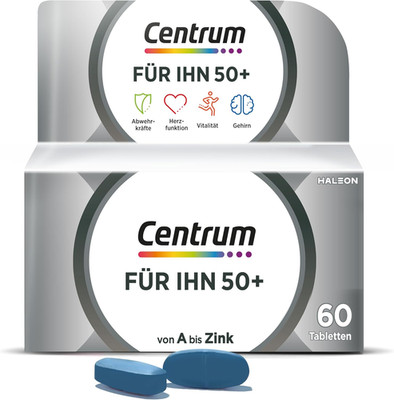 Centrum Für IHN 50+ Vitamine, 60 Tabletten für Männer ab 50 Jahren