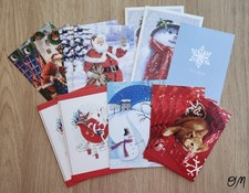 Assorted Christmas Holiday Cards - Lot of 16