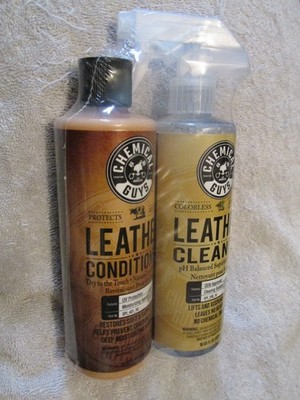 NEW SEALED Chemical Guys SPI_109_16 Leather Cleaner and Leather Conditioner Kit