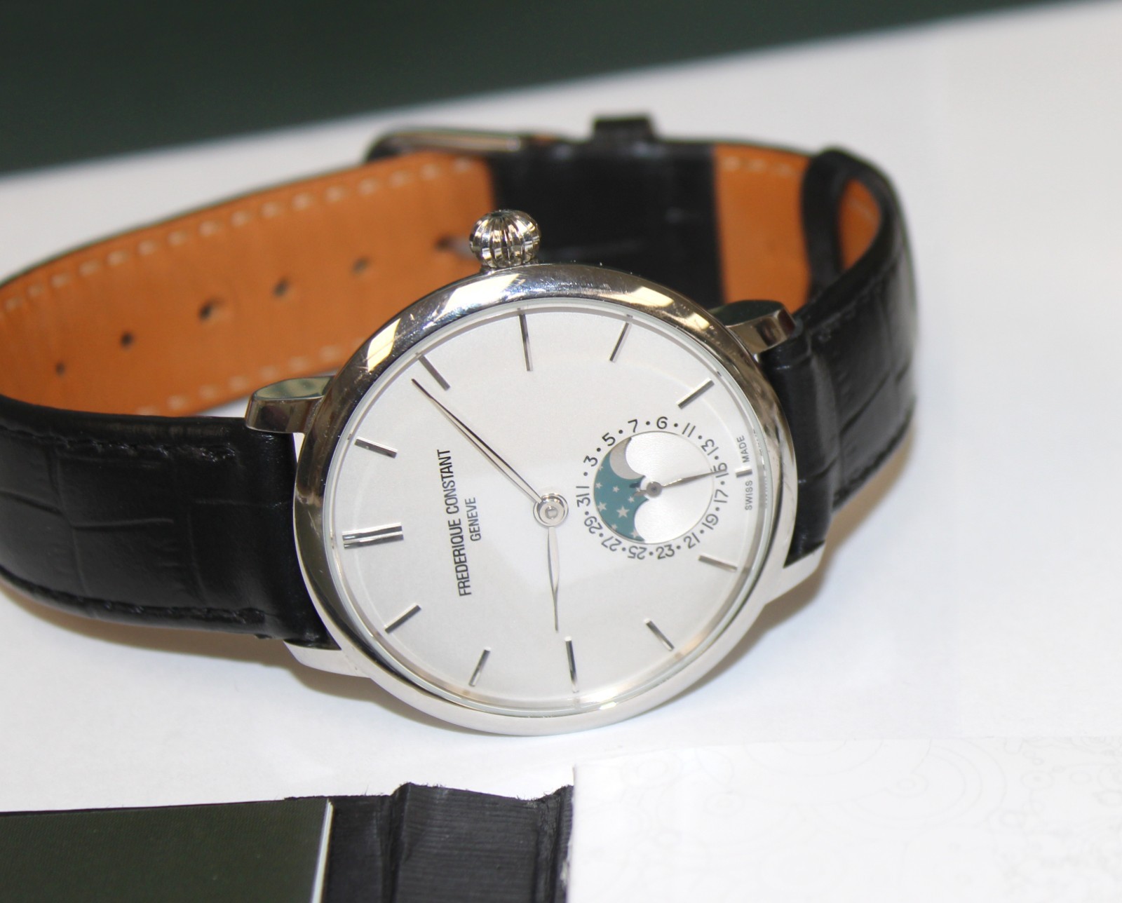 Frederique Constant Moon Phase Automatic Strap Watch - 703X3S - Box & Papers