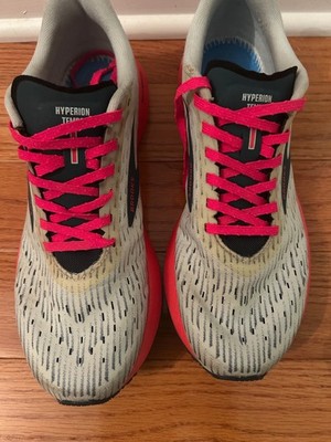 Brooks Hyperion Tempo Women's Running Shoes Size 10.5 Gray Pink1203281B110