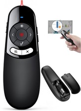 USB-C  USB-A Wireless Presentation Clicker with Digital Laser Pointer