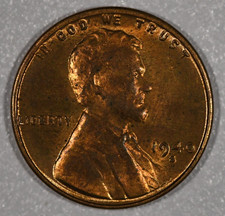 1940-s Lincoln Bronze One-cent Coin Red 1940-s Lincoln Bronze One-cent Coin Red