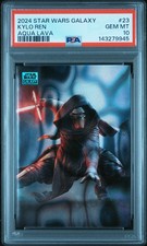 2024 TOPPS CHROME STAR WARS GALAXY AQUA LAVA #23 KYLO REN 98/175 PSA 10