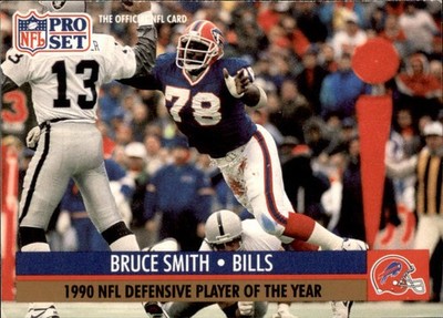 1991 NFL Pro Set Bruce Smith #6 (6023)