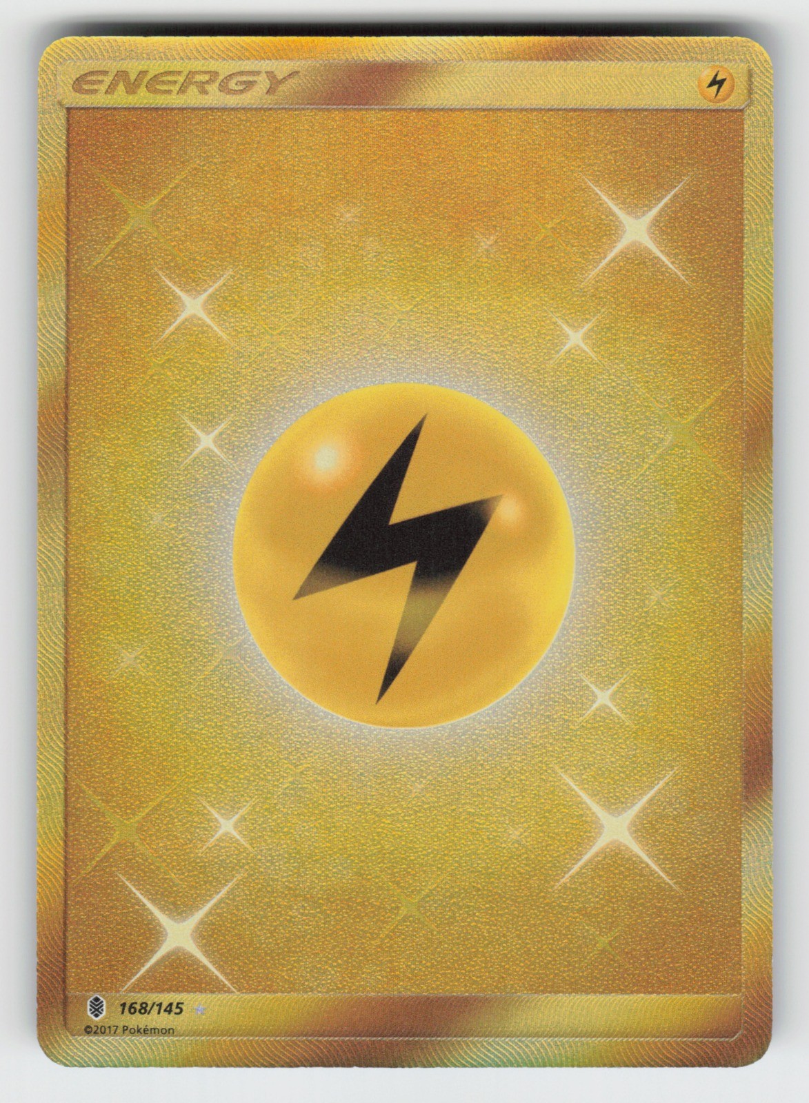 Lightning Energy (Secret) 168/145 NM Holo SM02 SM - Guardians Rising TPO01