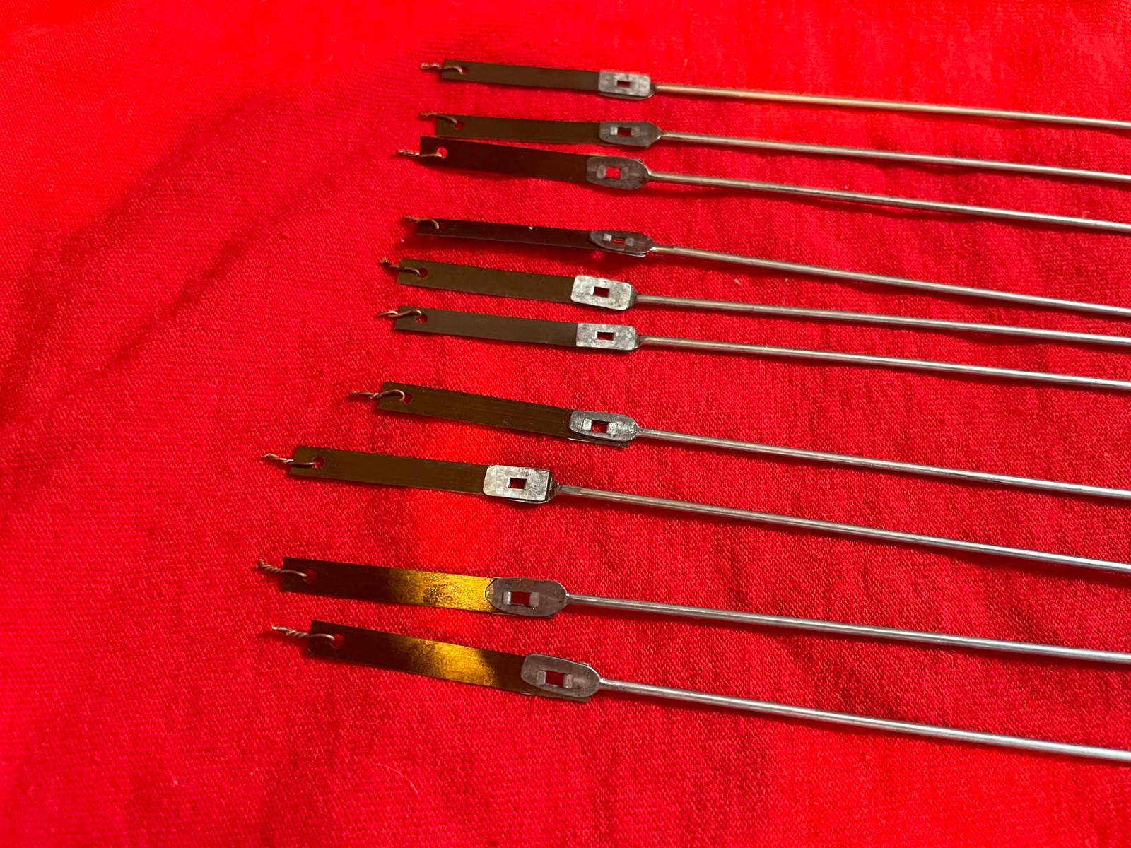 NEW 10 PCS PENDULUM ROD SUSPENSION SPRING 17" LONG FOR MOST AMERICAN CLOCKS